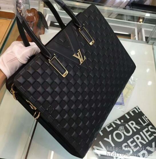 すごく上品 ルイヴィトンバッグメンズビジネスバッグ louis vuitton ダミエ柄ショルダー掛け