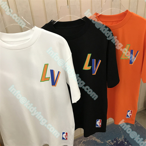 ルイ ヴィトン メンズ ｔシャツ LVロゴ 激安  ヴィトン コピー 偽物