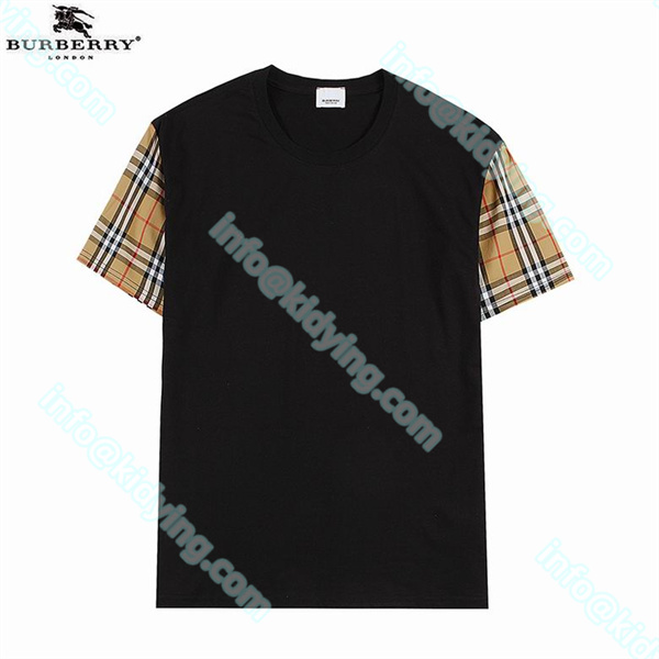 Burberry  tシャツ 激安 ブランドロゴ バーバリーメンズ半袖 偽物通販