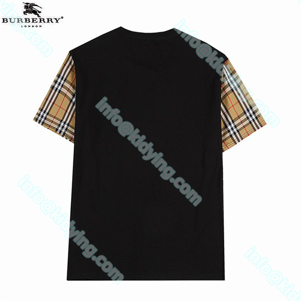 Burberry  tシャツ 激安 ブランドロゴ バーバリーメンズ半袖 偽物通販