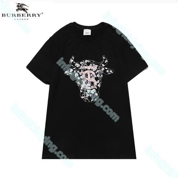 Burberry tシャツ 激安 ブランドロゴ バーバリーメンズ半袖 偽物通販