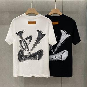 LOUIS VUITTON新作半袖Ｔシャツスーパーコピー黒色...