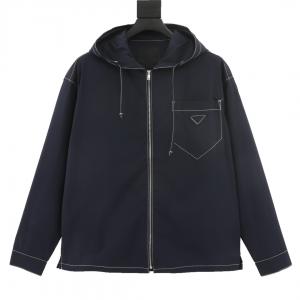 激安限定 新作/送料込 衝撃セールで破格 SS26オシャレコピー 品 販売PRADAジャケット.