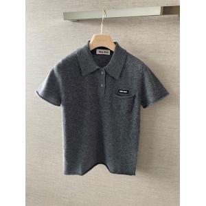 スーパー コピー ブランド 通販快適な着心地 万能に使える ふんわり柔らかシャツMiuMiu..