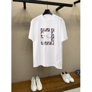 フェンディ通年 新着アイテム最新 男女共用スーパー ブランド コピー短袖Ｔ.