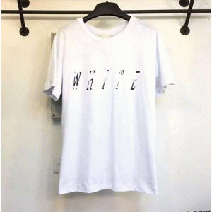 追跡付/関税無 2016-17春夏新作 Off-White オフホワイト半袖 Tシャツ