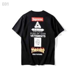 スタイルアップ効果 お得100%新品 Supreme 2017最新入荷半袖Tシャツ 3色可選