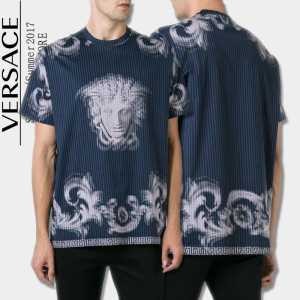 半袖Tシャツ 特別人気感謝SALE 2色可選 2ヴェルサーチ VERSACE 017春夏