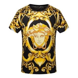 2017春夏 デザイン性の高い VERSACE ヴェルサーチ 爆買いお買い得 半袖Tシャツ