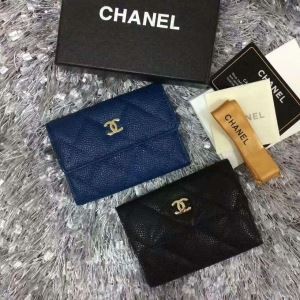 数量限定100%新品 2017春夏 二つ折り財布 2色可選 シャネル CHANEL