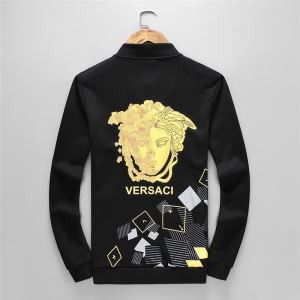 2色可選 上下セット 人気新品★超特価★ 2017秋冬 ヴェルサーチ VERSACE