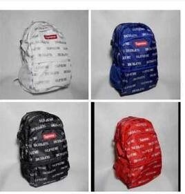 欧米風高品質SUPREMEシュプリーム偽物バックパック3M Reflective Repeat Backpack　リュックサック　ボックスロゴ　ブラック　ホワイト　多色可選　　