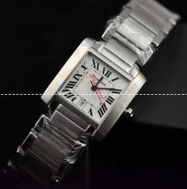 防水Cartierカルティエ偽物W51008Q3　ホワイト文字盤　クォーツ　レディース腕時計　デイトカレンダーウォッチ