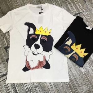 2018春夏新作 大人っぼい 半袖Tシャツ ドルチェ＆ガッバーナ Dolce&Gabbana 2色可選