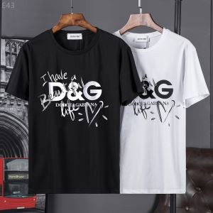 絶大な人気を誇る2018春夏新作 半袖Tシャツ  ドルチェ＆ガッバーナ Dolce&Gabbana  2色可選 高級感を引き立てる