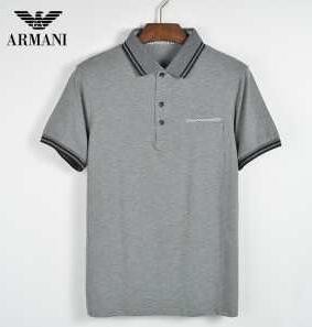 上品 ARMANI アルマーニポロシャツメンズ 半袖 クルー...