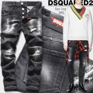 若い世代に評判がいい 2018新作 ディースクエアード DSQUARED2デニデニムパンツ メンズ