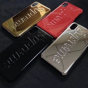 輝き 光沢色デザイン性SUPREMEコピー 保護 iphoneケース メンズ 高品質 鏡面 超軽量 金色　銀色　18新品