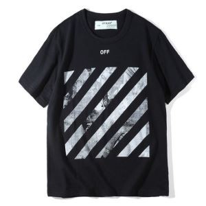  Off-White夏特集 新着 オフホワイト Ｔシャツ コピー カットソー  半袖 トップス プリント 柄 丸首  ユニセックス　