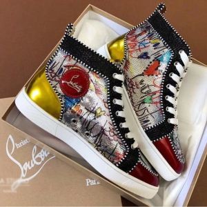 18AW新作Christian LouboutinルブタンコピーRantus Orlatoハイカットスニーカー人気シューズ