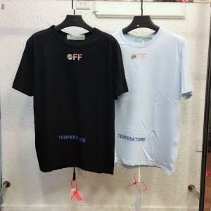 2色可選快適な履き心地が楽しめる半袖Tシャツ Off-White 2018新入荷オフホワイト