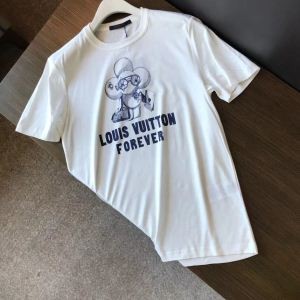 LOUIS VUITTONルイヴィトンコピーVIVIENNEヴィヴィエンヌ限定ホワイトのクルーネック半袖ｔシャツ