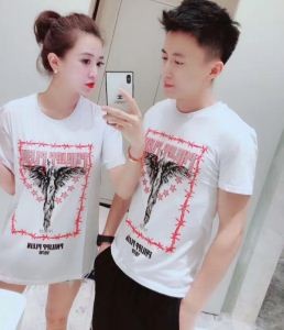 人気爆発新品 フィリッププレイン PHILIPP PLEIN 定番の魅力 2色可選 半袖Tシャツ  男女兼用 希少大人気