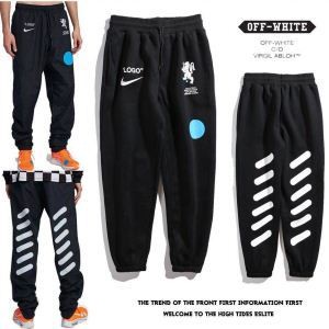 2018年秋冬のトレンド　Off-White オフホワイト　人気ブランドランキング　爽やかな印象  スエットパンツ