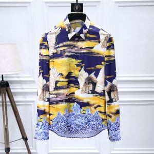 目を惹く新作Dolce&Gabbanaドルガバコピーメンズ長袖ビジネス用シャツ先行発売決定