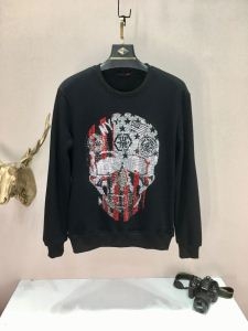 大人の魅力を溢れる プルオーバーパーカー フィリッププレイン品質にこだわり  PHILIPP PLEIN オシャレ