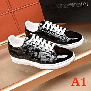 ARMANI アルマーニ ハイトップシューズ 2018秋冬新作 最近売れたアイテム 2色可選