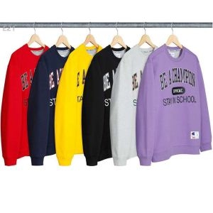 SUPREME シュプリーム 秋の定番 多色可選 SUPREME x CHAMPION 18ss STAY IN SCHOOL 最新入荷