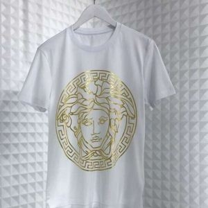 VERSACE ヴェルサーチ 半袖Tシャツ 2色可選 意外と相性がいい 誰でもオシャレになれる！