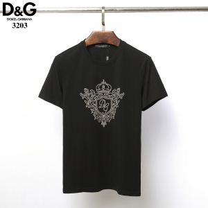 Dolce & Gabbanaドルチェ&ガッバーナ tシャツ コピーG8IV0ZG7RJON0000レギュラーフィットラウンドネック半袖