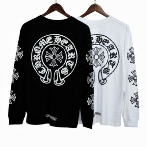 シンプルで大人っぽい印象が素敵 2色可選SS19待望入荷VIP価格 CHROME HEARTS クロムハーツ長袖Tシャツ