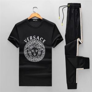 SS19待望入荷VIP価格 ヴェルサーチ 上下セット 2色可選 VERSACE 幅広い着ができる優れた