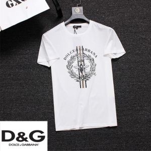 2019春新作正規買付 国内配送 夏季大人気アイテム Dolce&Gabbana ドルチェ＆ガッバーナ 半袖Tシャツ 3色可選