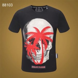 Tシャツ/ティーシャツ 2色可選 19年春夏 フィリッププレイン 毎年定番人気商品 PHILIPP PLEIN 安心の関税送料込 19SS 新作