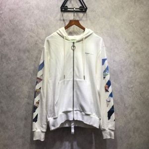 19SS新作大人気旬トレンド オンライン限定 Off-White オフホワイト フード付きコート 2色可選