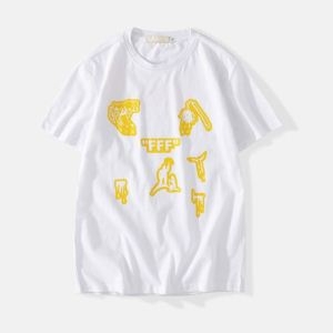 夏季大人気アイテム Off-White オフホワイト 半袖Tシャツ OFF-WHITE 2色可選 19SS新作大人気旬トレンド