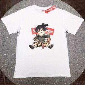 シュプリーム tシャツ 偽物 新作SUPREMEゆったりとしたシルエットSun Wukongプリント半袖