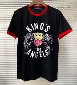 半袖Tシャツ 2色可選夏新品定価より50％OFF 2019春夏の流行りの新品 Dolce&Gabbana ドルチェ＆ガッバーナ