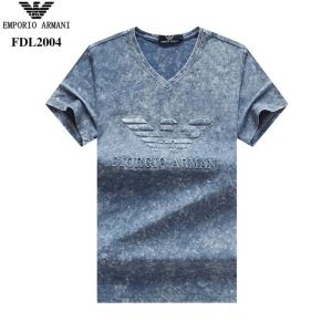 4色可選 半袖Tシャツ 19SS最安値保証 春夏入荷限定SALE価格 夏季上品スタイル ARMANI アルマーニ