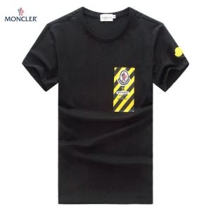 超激得品質保証　モンクレールｔシャツコピー  MONCLERクルーネック半袖ｔシャツスーパーコピー　無地3色細身ボディーのラインをきれいに　