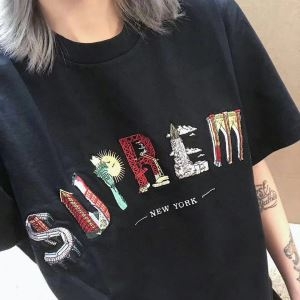 SUPREME 19SS City Arc Tee  リラックス感のあるゆったり Tシャツ/半袖 2色可選 オシャレアイテム