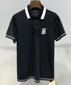 HOT新作登場　Burberry半袖ポロシャツスーパーコピー黒白2色無地　夏季大活躍　バーバリー Tシャツ コピー　優先発売今夏定番品