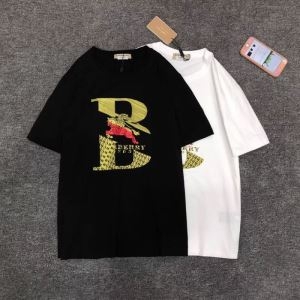 お買い得得価　Burberry半袖tシャツ黒白2色スーパーコピー　ストレスなく快適に着用する　  バーバリーコピー春夏秋に大活躍する　