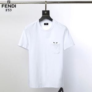 夏季爆買いフェンディ コピー無地半袖ｔシャツスーパーコピー　黒白2色滑らかなタッチFENDI　好印象をゲット　年齢を問わず