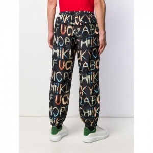 スエットパンツ 幅広い着ができる優れた  2019春夏は人気定番 upreme Alphabet Silk Pant