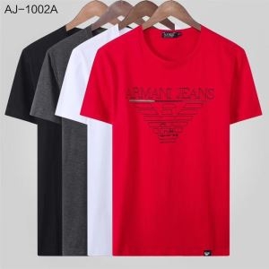 Armani メンズ ｔシャツ お気に入りの定番スタイル コピー アルマーニ 通販 相性抜群 ４色可選 コーデ 日常 最高品質